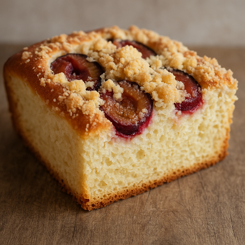 Ciasto drożdżowe ze śliwkami